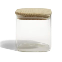 Gifi Conservation Alimentaire^Bocal de conservation 60cl en verre avec couvercle en bois