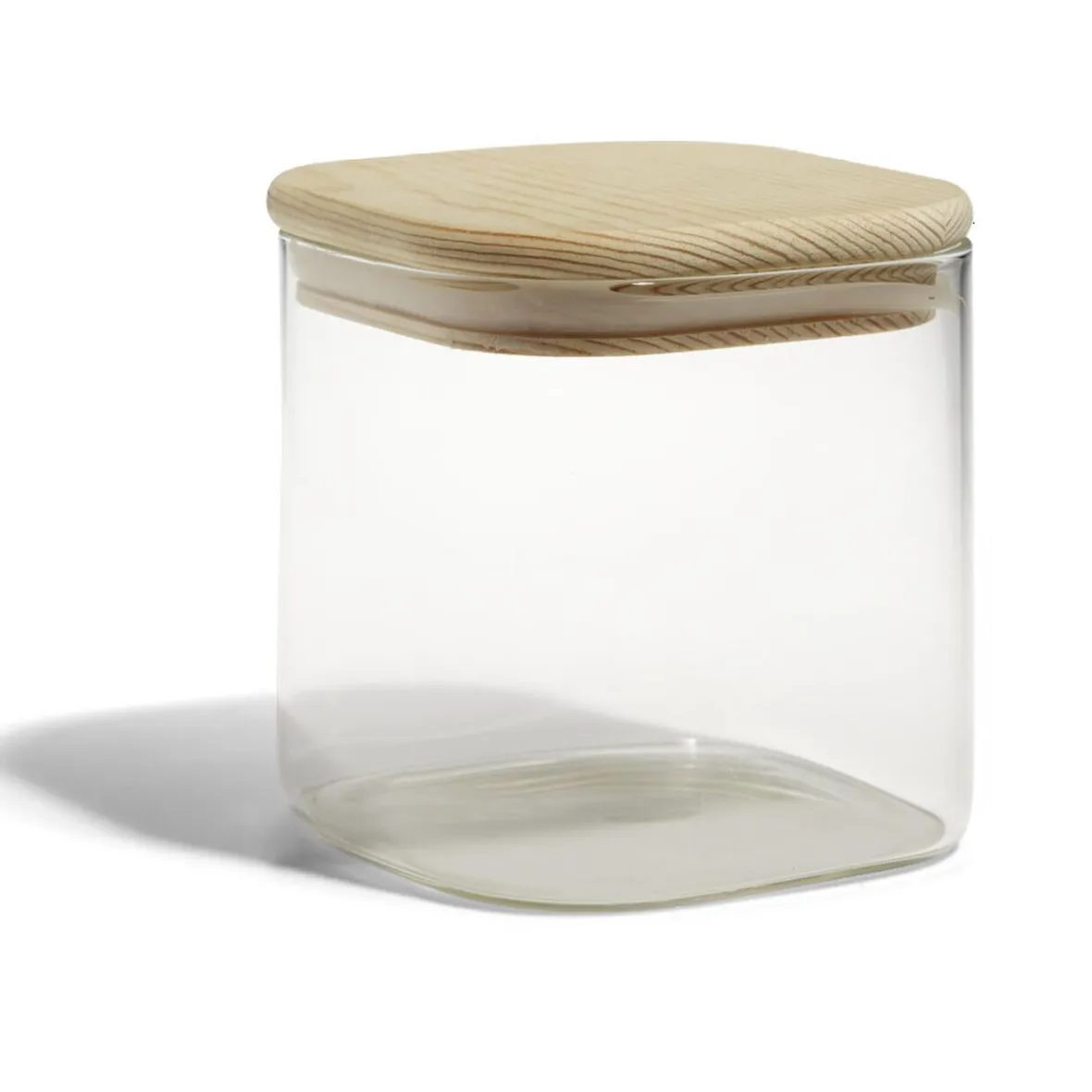 Gifi Conservation Alimentaire^Bocal de conservation 60cl en verre avec couvercle en bois