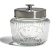 Gifi Conservation Alimentaire^Bocal de conservation 1L en verre avec couvercle en métal Ø11,5xH14cm