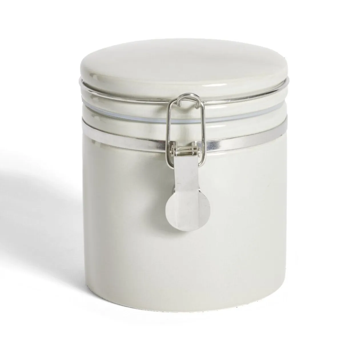 Gifi Conservation Alimentaire^Bocal en céramique avec clip en métal Ø10xH13cm