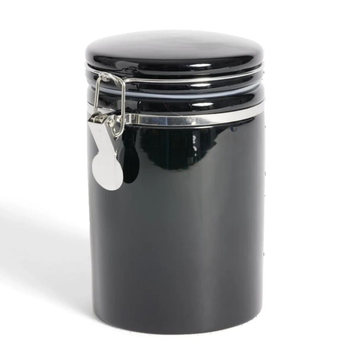 Gifi Conservation Alimentaire^Bocal en céramique avec clip en métal Ø10xH16,5cm