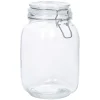 Gifi Conservation Alimentaire^Bocal en verre avec couvercle à charnière 1,5 L
