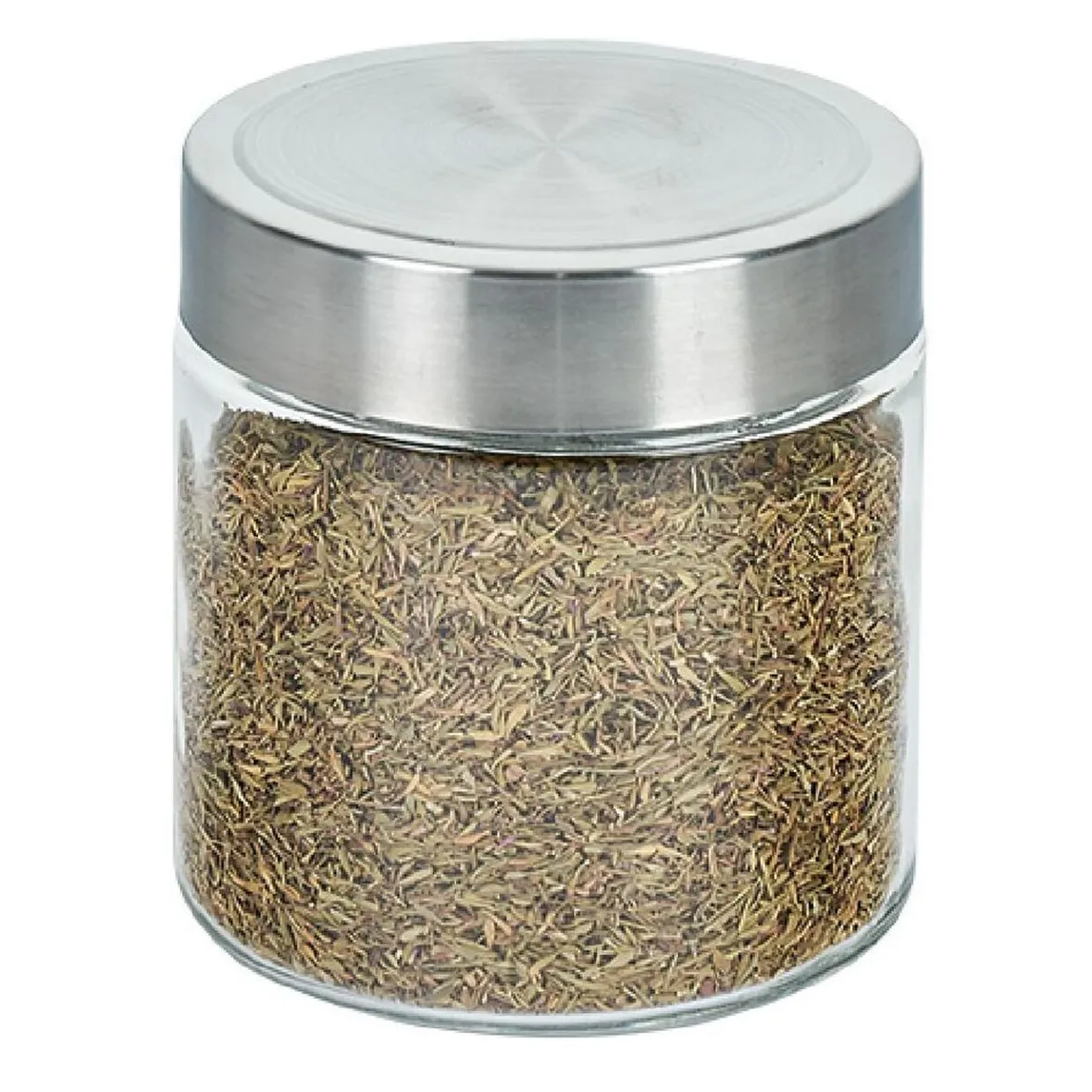 Gifi Conservation Alimentaire^Bocal en verre avec couvercle inox - Lot de 4