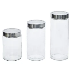 Gifi Conservation Alimentaire^Bocal en verre avec couvercle hermétique x3