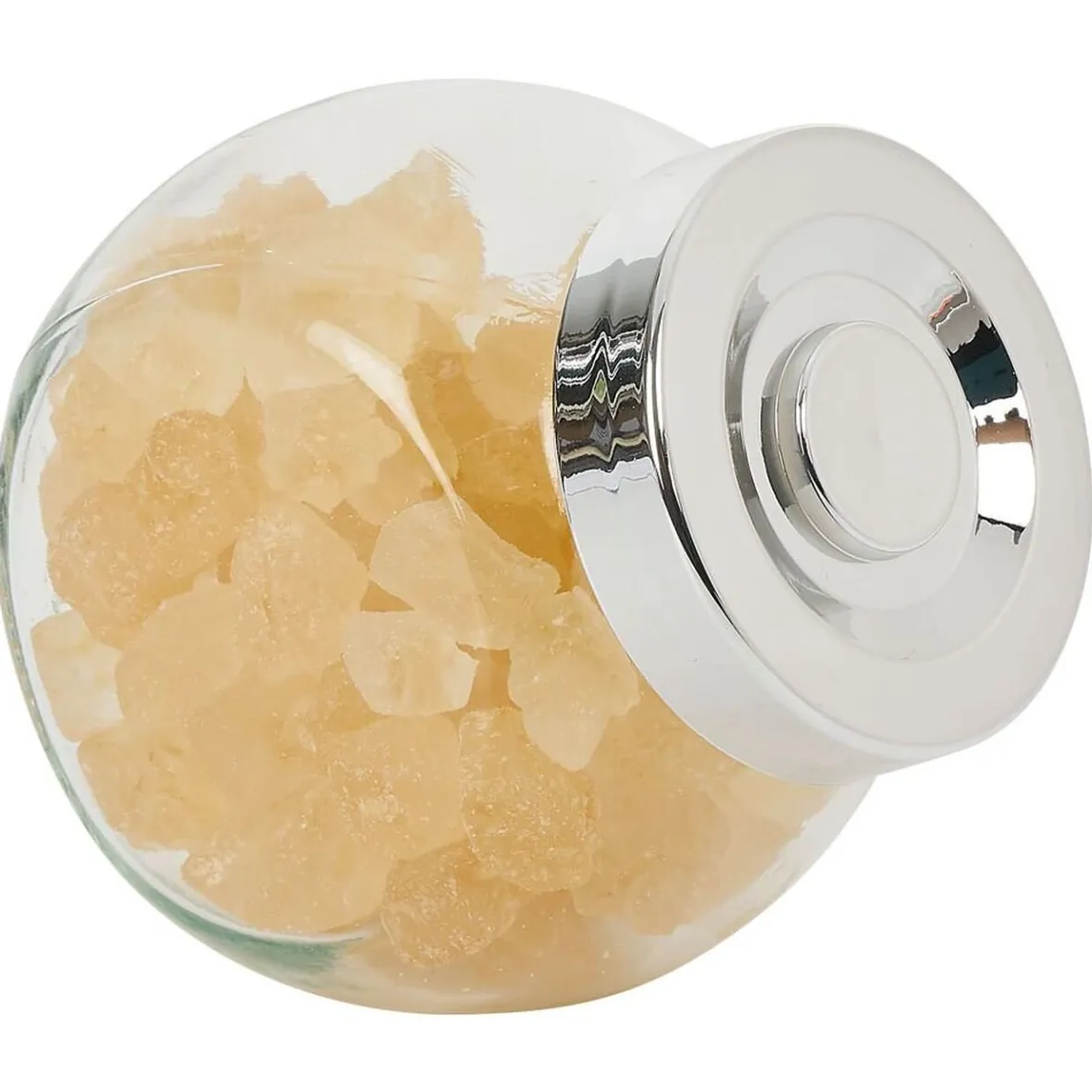 Gifi Conservation Alimentaire^Bocal en verre incliné 200ml avec couvercle en plastique à visser x2