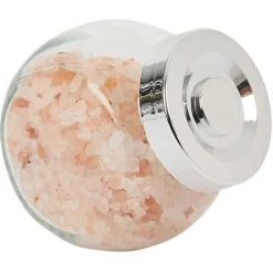 Gifi Conservation Alimentaire^Bocal en verre incliné 200ml avec couvercle en plastique à visser x2