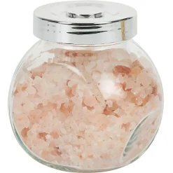 Gifi Conservation Alimentaire^Bocal en verre incliné 200ml avec couvercle en plastique à visser x2