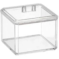 Boîte à coton plastique transparent^Gifi Hot
