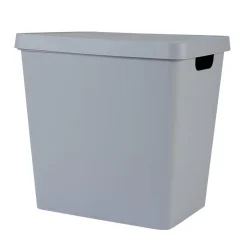 Best Boîte de rangement avec couvercle grise 26 L Rangement