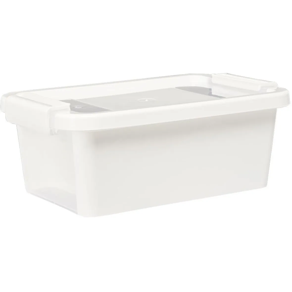 Boîte de rangement avec couvercle blanc transparent 4L^Gifi Sale