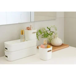 Boîte de rangement avec poignée blanc^Gifi Clearance