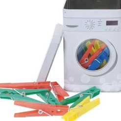 Clearance Boîte de rangement en métal L9xl9xH12,5cm Entretien Du Linge