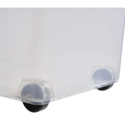 Boîte de rangement plastique sapin Noël 90L 120x39xH33 cm Entretien Du Linge