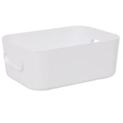 Boîte de rangement salle de bain blanche SmartStore Compact Taille S^Gifi Clearance
