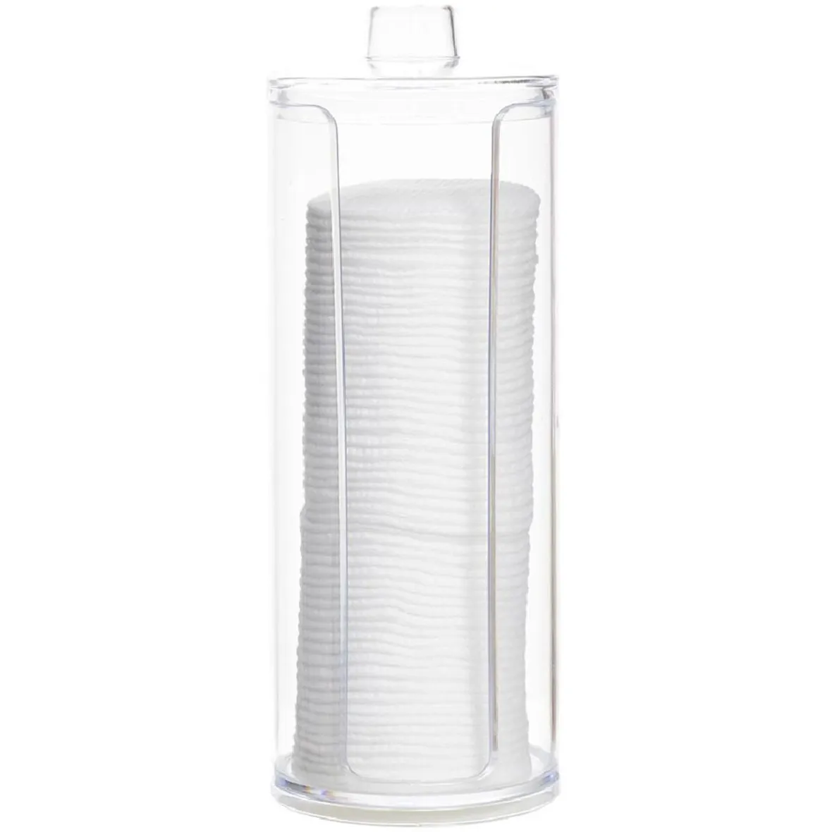 Boîte de rangement transparente pour coton^Gifi New