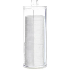 Boîte de rangement transparente pour coton^Gifi New
