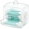 Boîte distributeur à coton tige transparent^Gifi Hot