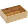 Boîte en bambou organisateur L.22,5xl.15xH.6,5 cm^Gifi Clearance