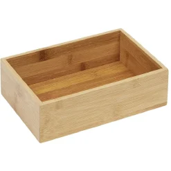 Boîte en bambou organisateur L.22,5xl.15xH.6,5 cm^Gifi Clearance