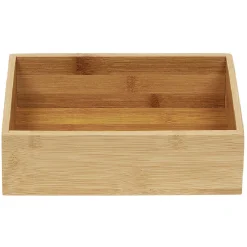 Boîte en bambou organisateur L.22,5xl.15xH.6,5 cm^Gifi Clearance