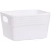 Boîte plastique blanc 14x11xH8,5cm^Gifi Clearance