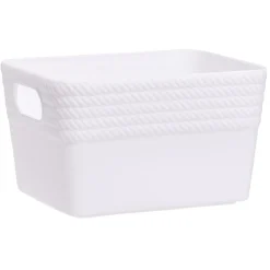 Boîte plastique blanc 14x11xH8,5cm^Gifi Clearance