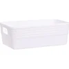 Boîte plastique blanc 20x11xH7cm^Gifi Discount