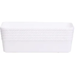 Boîte plastique blanc 20x11xH7cm^Gifi Discount