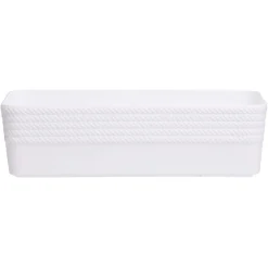 Boîte plastique blanc 25x11xH7cm^Gifi Hot