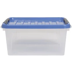 Clearance Box de rangement bleu roi 14 L Entretien Du Linge