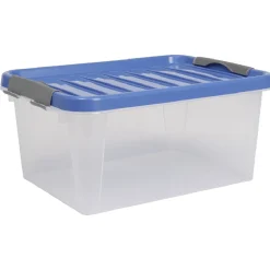 Clearance Box de rangement bleu roi 14 L Entretien Du Linge