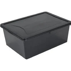 Best Box rangement textile grise 10 L Entretien Du Linge