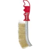Brosse à fils métalliques avec manche plastique^Gifi New