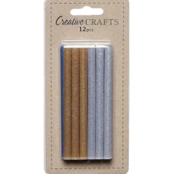 Bâton de colle colorée et paillettée x12^Gifi Discount