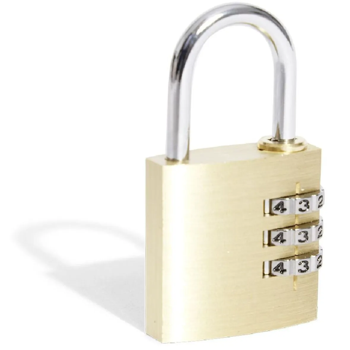 Cadenas à chiffres en laiton massif l.30 mm^Gifi Online