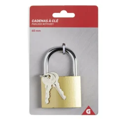 Cadenas à clé 60mm fer^Gifi Hot