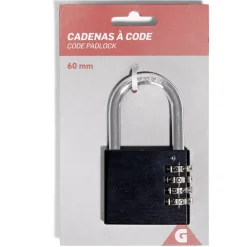Cadenas à code 60mm fer^Gifi Hot