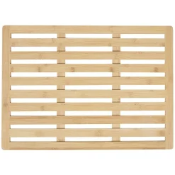 Caillebotis de salle de bain en bambou^Gifi Hot
