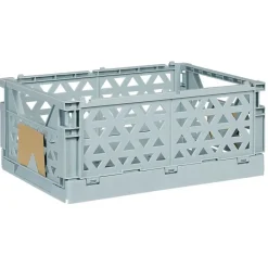 New Caisse pliable polypropylène 33x23,3x14,2cm bleu Rangement