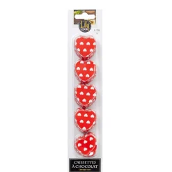 Gifi Cuisson^Caissette à chocolat forme coeur x20