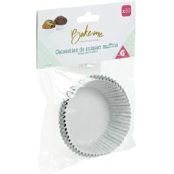 Gifi Cuisson^Caissette à muffin en aluminium gris x80