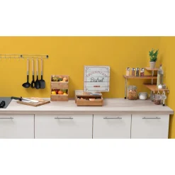 Gifi Rangement De Cuisine^Casier en bambou empilable