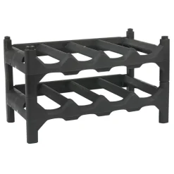 Gifi Rangement De Cuisine^Casier pour 8 bouteilles noir