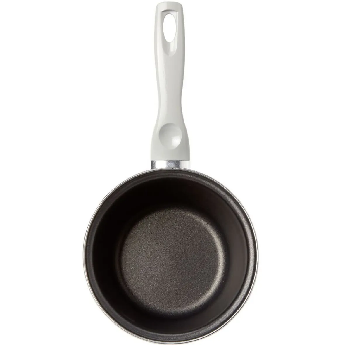Gifi Cuisson^Casserole acier émaillé noir et blanc Ø 16 cm