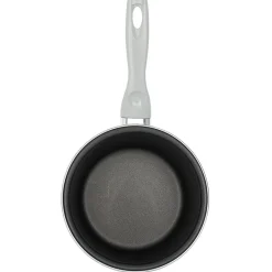 Gifi Cuisson^Casserole acier émaillé noir et blanc Ø 18 cm