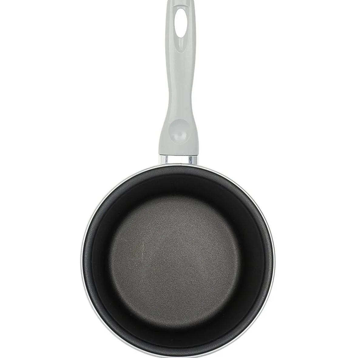 Gifi Cuisson^Casserole acier émaillé noir et blanc Ø 18 cm