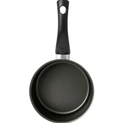 Gifi Cuisson^Casserole aluminium antiadhésive noir et rouge Ø 16 cm