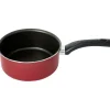 Gifi Cuisson^Casserole aluminium antiadhésive noir et rouge Ø 18 cm