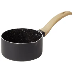 Gifi Cuisson^Casserole antiadhérente poignée soft touch beige et noir Ø14cm