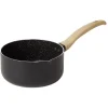 Gifi Cuisson^Casserole antiadhérente poignée soft touch beige et noir Ø18cm